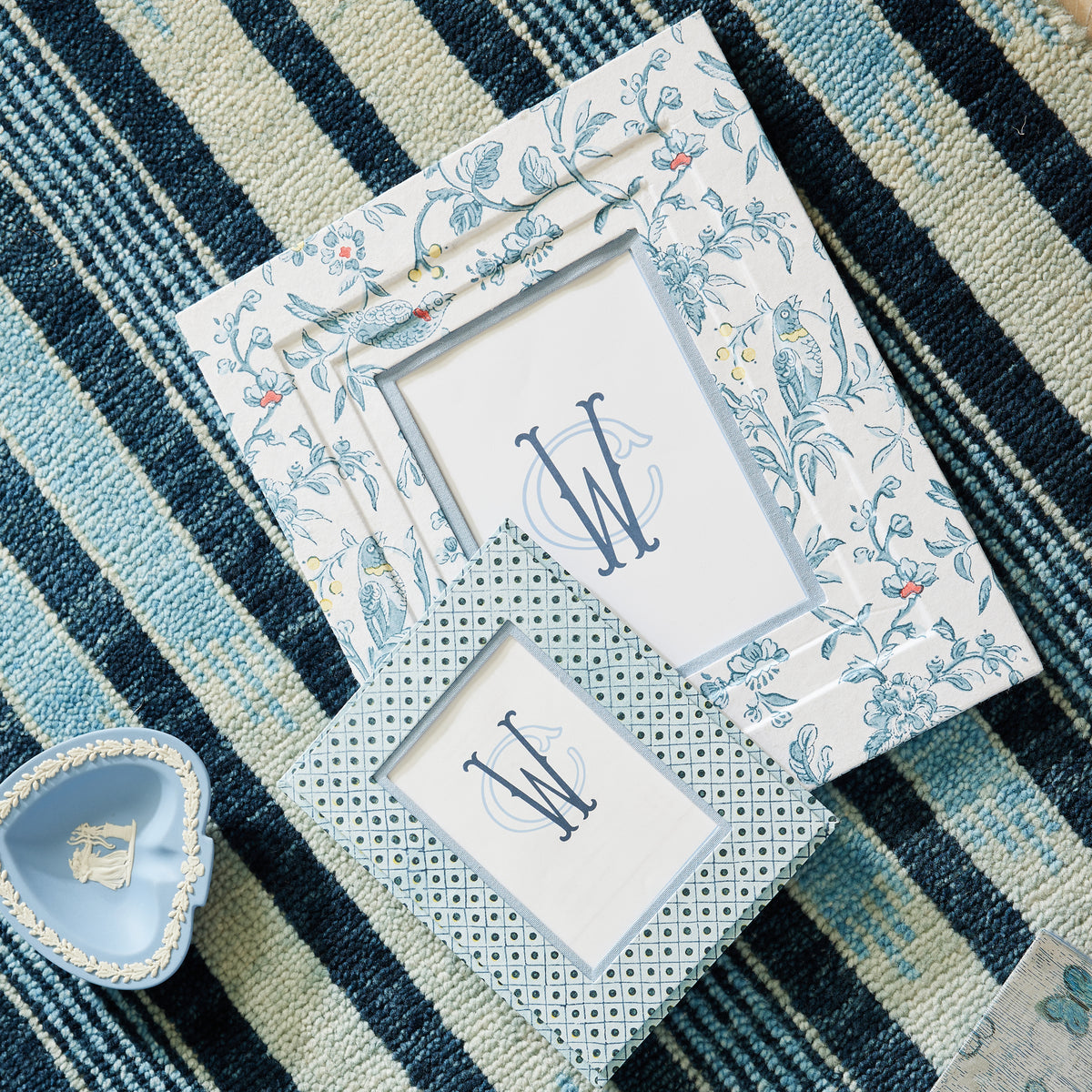 Blue Dot Picture Frame