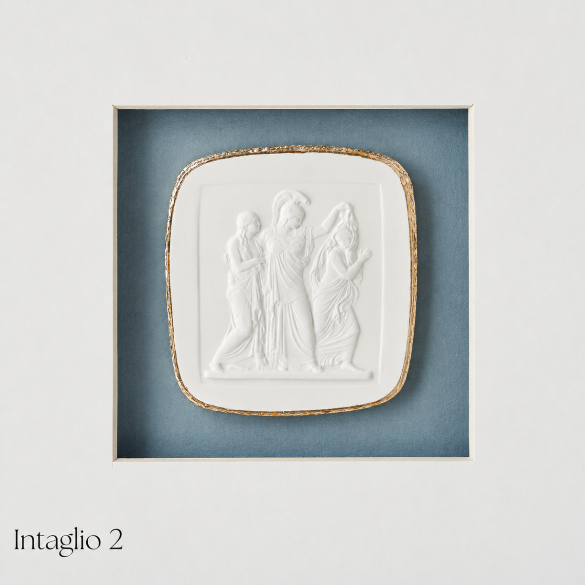 Blue Framed Intaglio