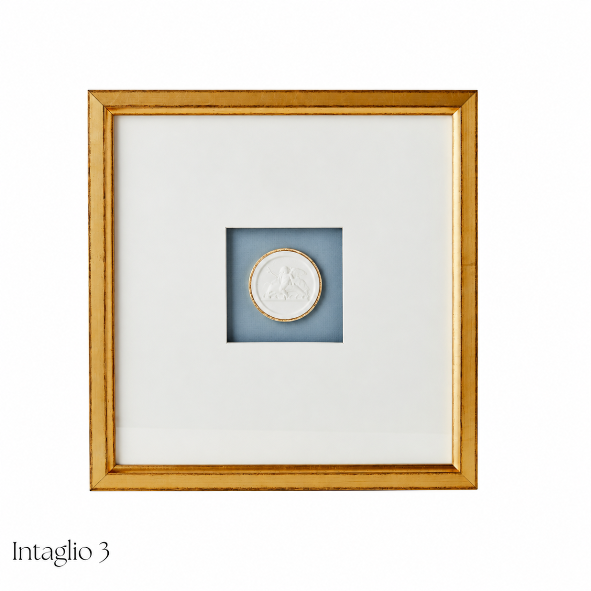 Blue Framed Intaglio