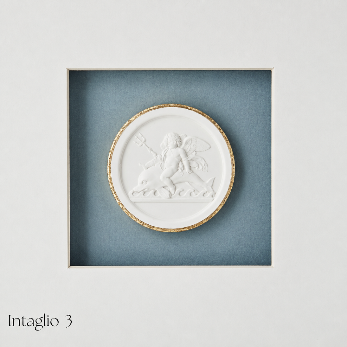 Blue Framed Intaglio