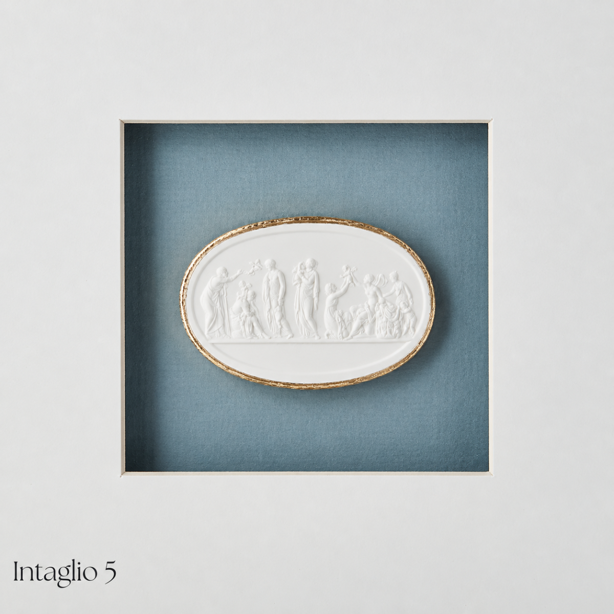 Blue Framed Intaglio
