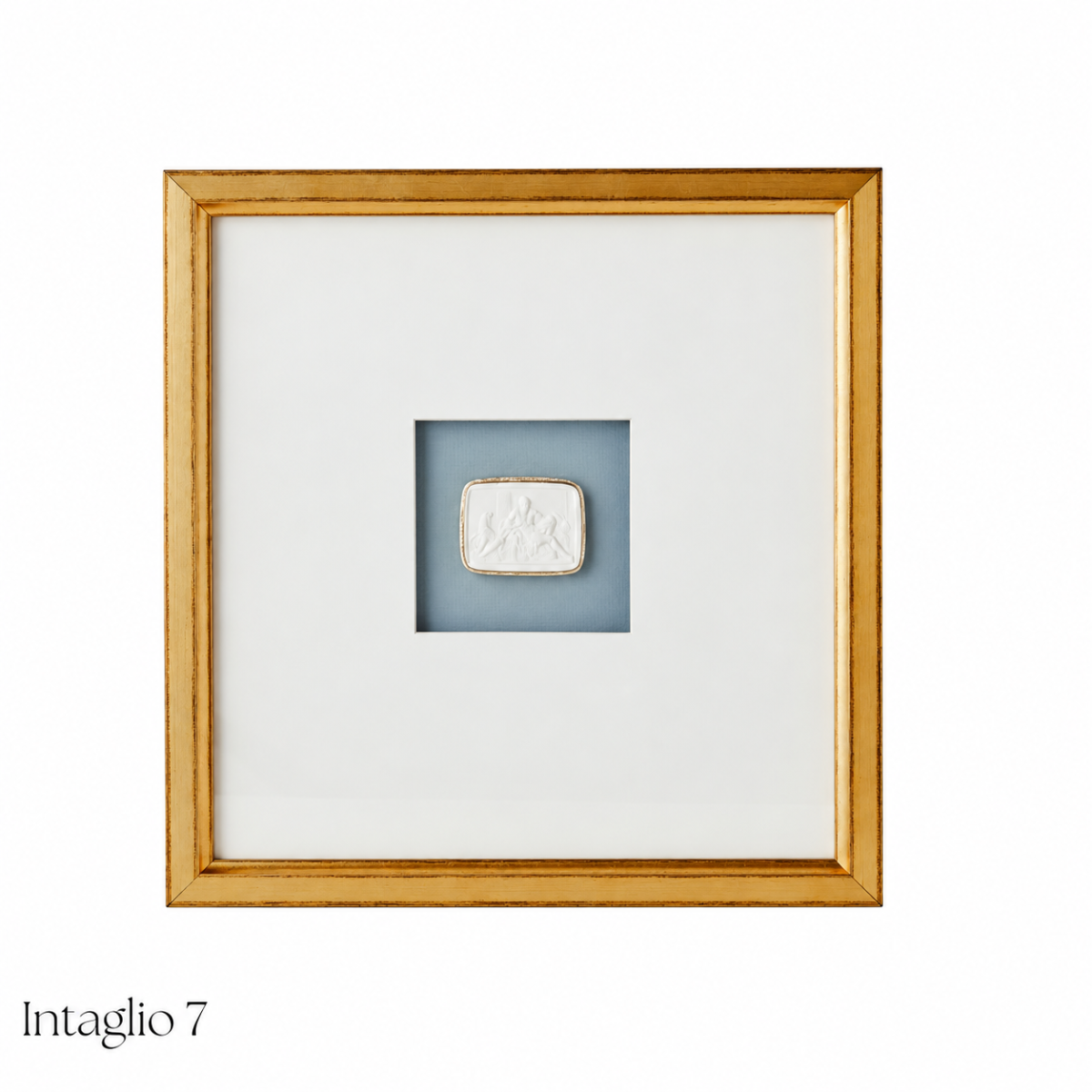 Blue Framed Intaglio