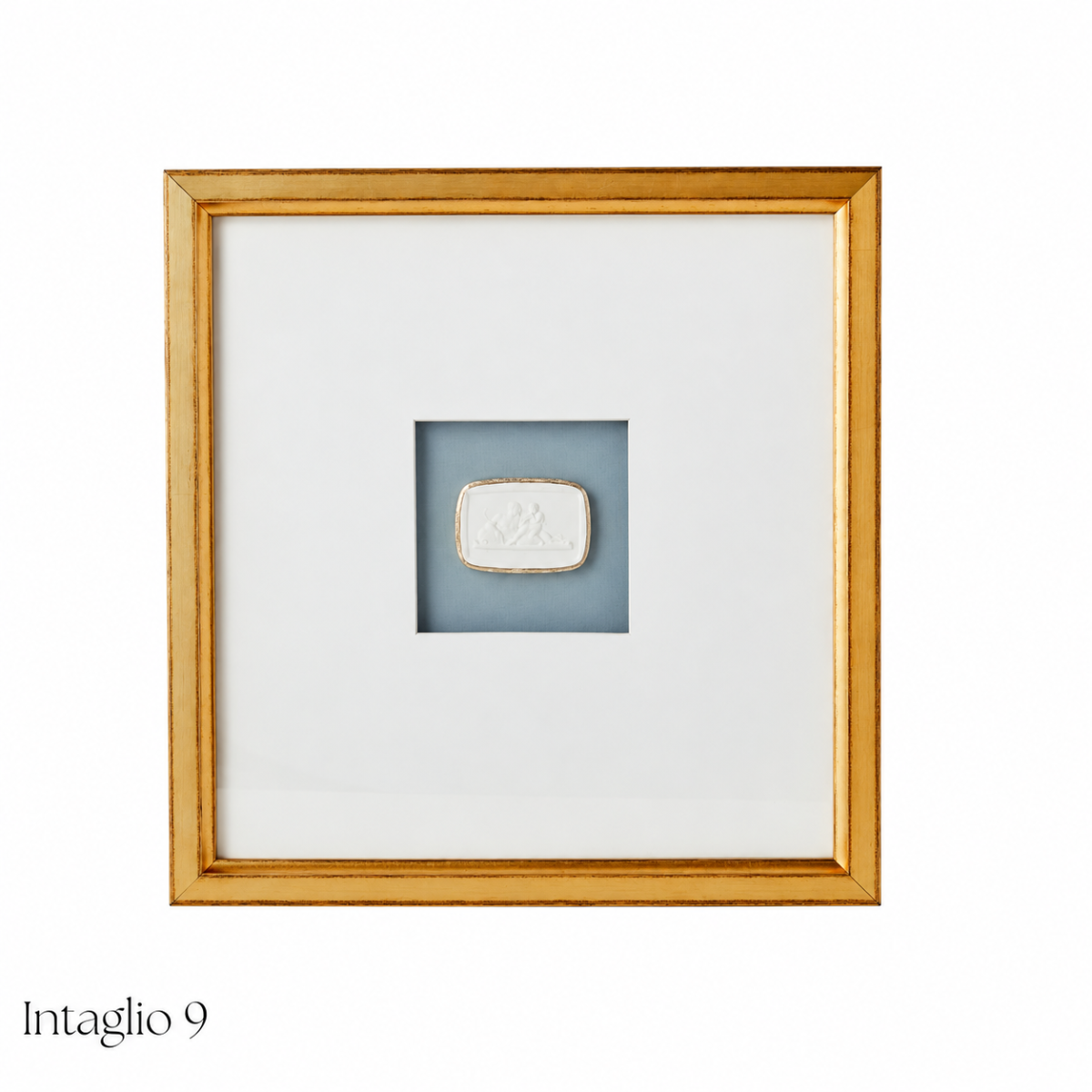 Blue Framed Intaglio