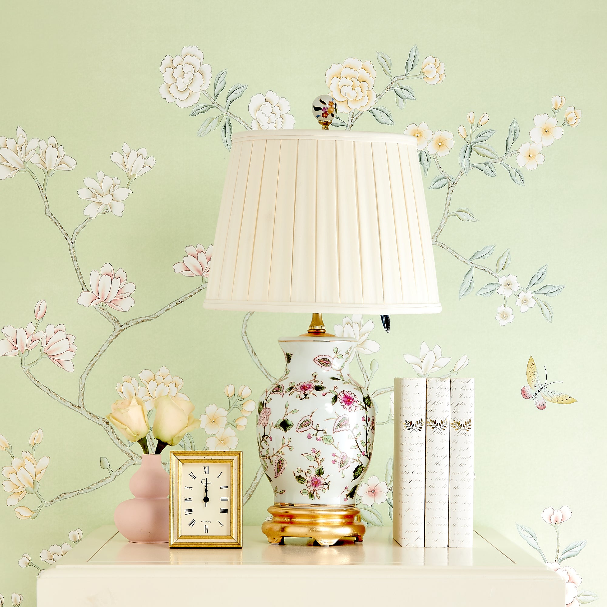 Blush Blossoms Lamp