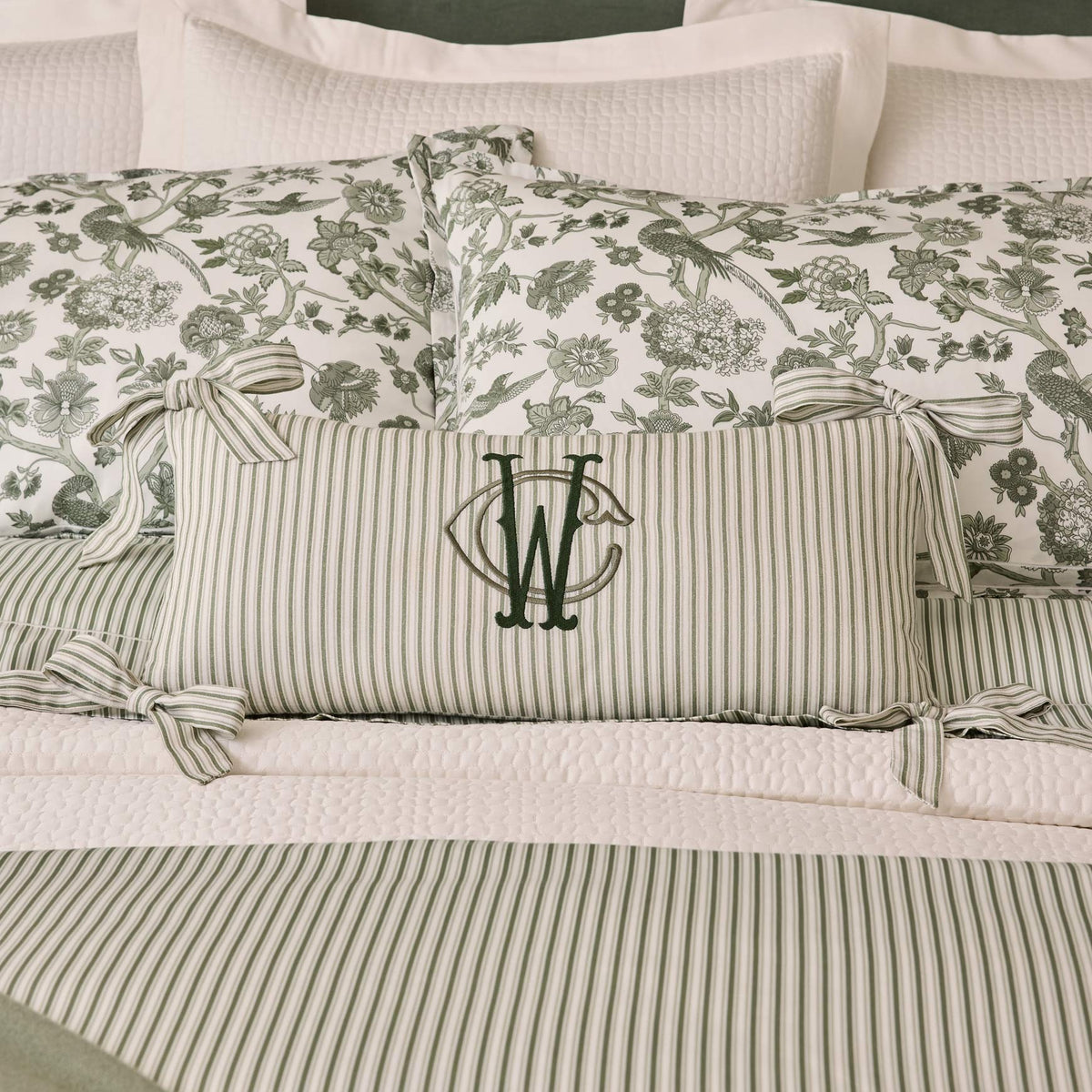 Caitlin Oblong Bow Pillow - Caitlin Wilson Design