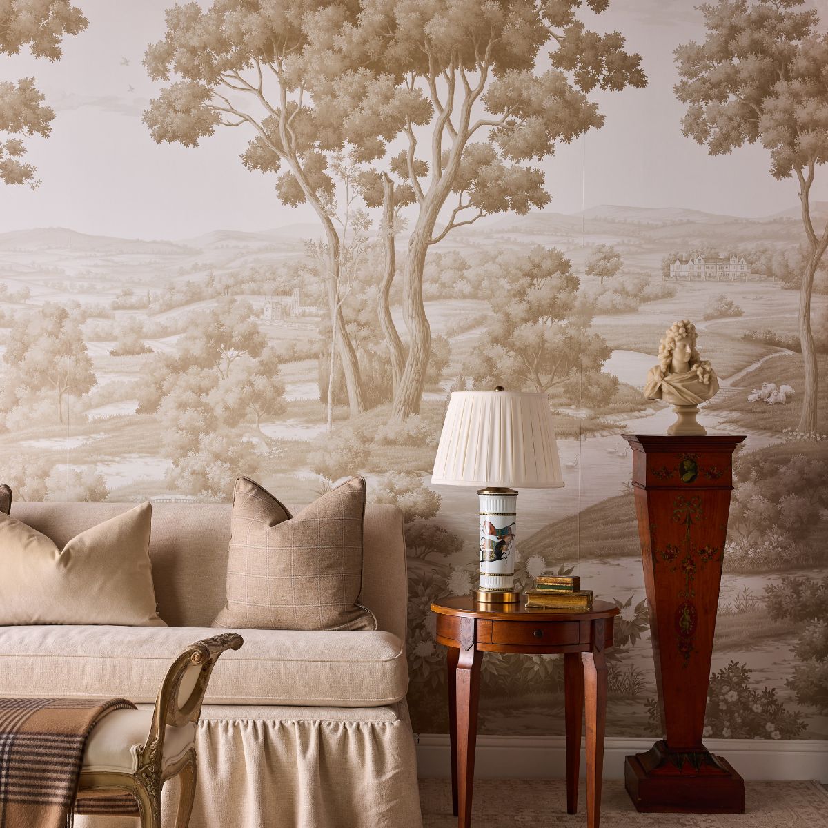 Cotswolds in Café Mural - Caitlin Wilson Design