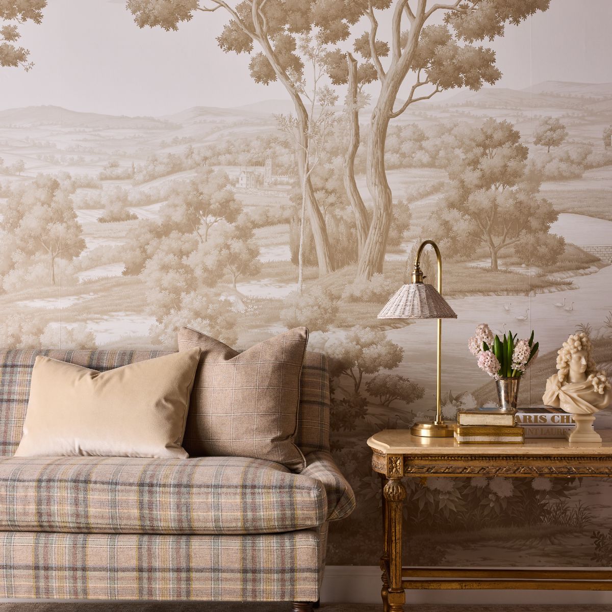 Cotswolds in Café Mural - Caitlin Wilson Design
