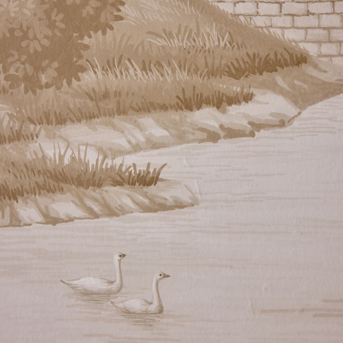 Cotswolds in Café Mural - Caitlin Wilson Design