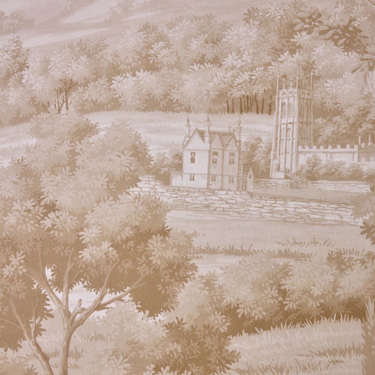 Cotswolds in Café Mural - Caitlin Wilson Design