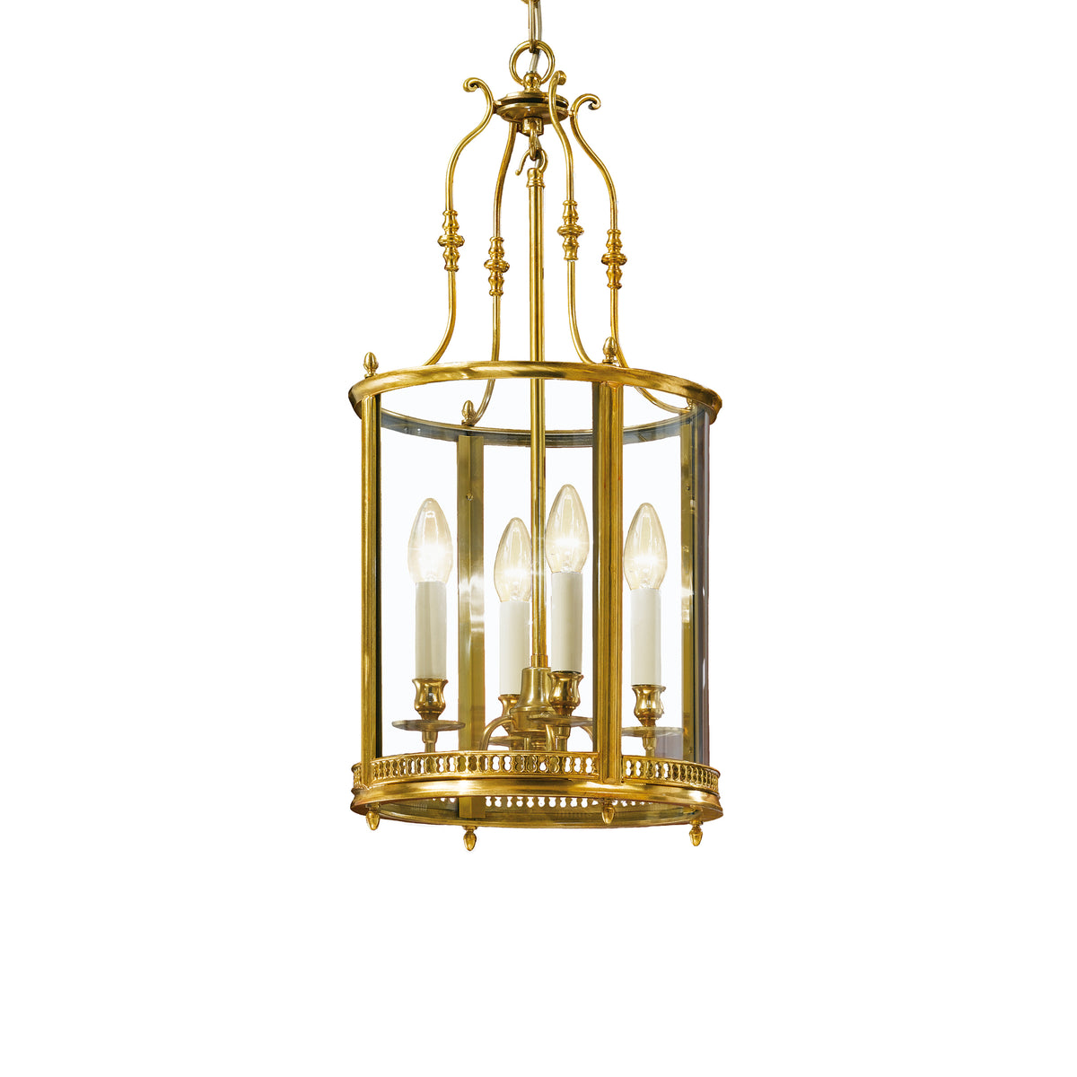 Cartwright Italian Brass Lantern - Caitlin Wilson Designs