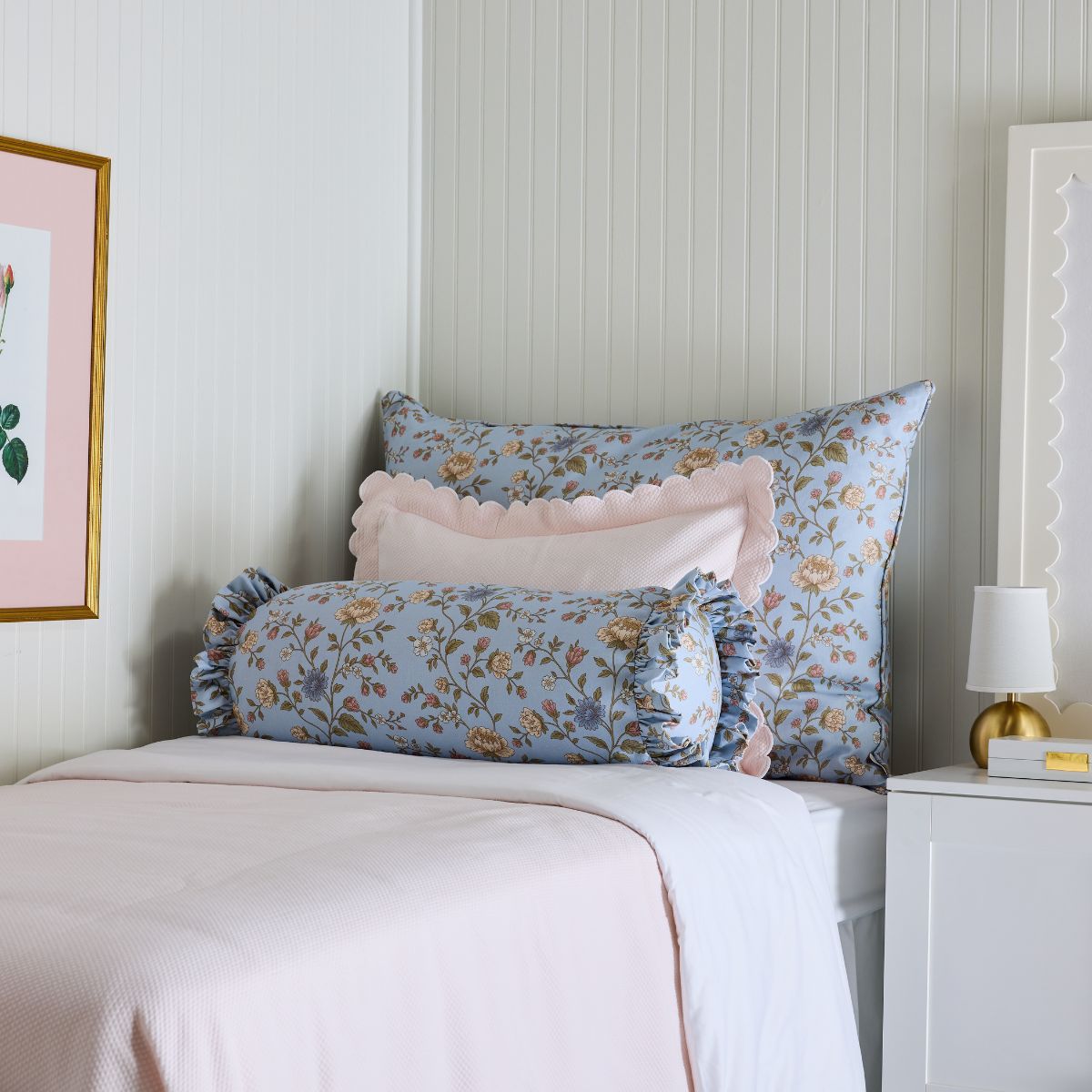 Grace's Garden Bolster Pillow - Caitlin Wilson Design