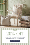 20% Off | As part of our Friends & Family event, enjoy 20% Off Sitewide with code FAMILY20 | *Exclusions Apply
