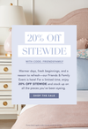 20% Off sitewide with code FRIENDSFAMILY | Warmer days, fresh beginnings and reason to refresh - our Friends & Family Event is here! For a limited time enjoy 20% OFF Sitewide and stock up on all the pieces youve been eyeing.