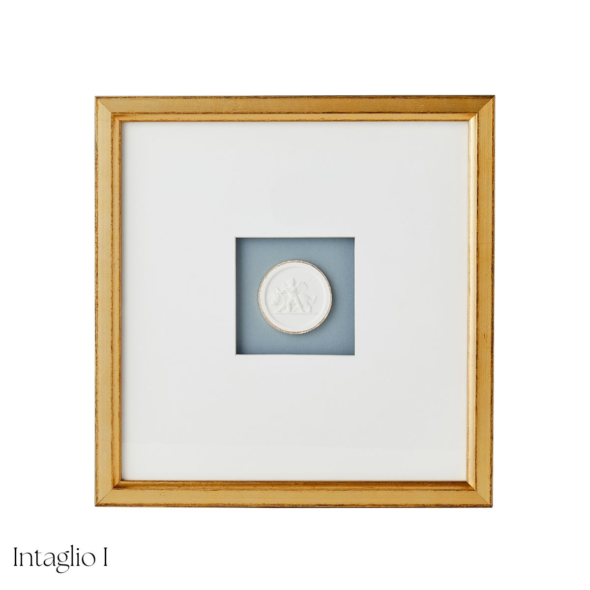 Blue Framed Intaglio - Caitlin Wilson Design