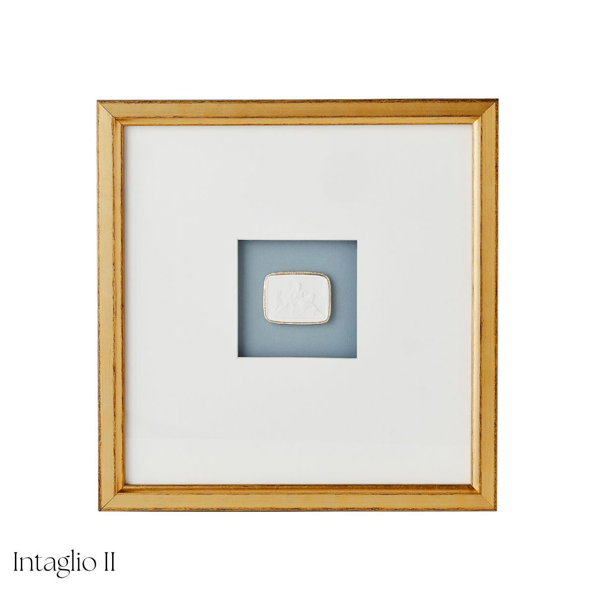 Blue Framed Intaglio - Caitlin Wilson Design