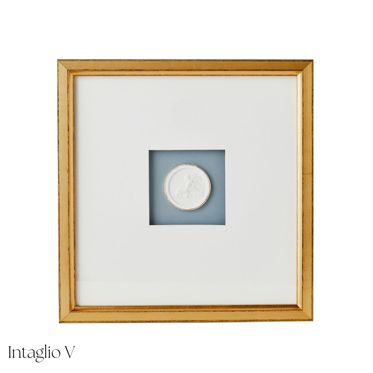 Blue Framed Intaglio - Caitlin Wilson Design