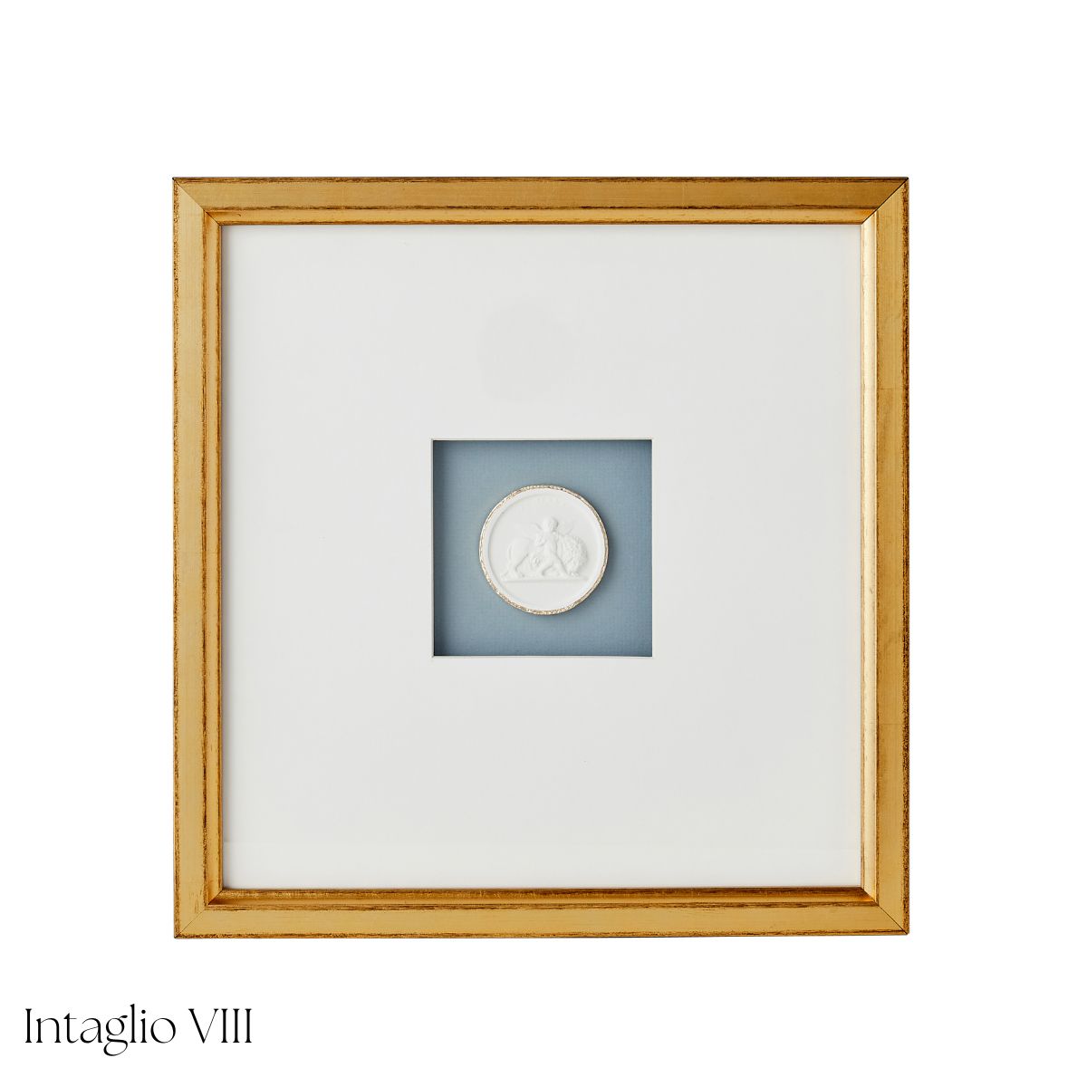 Blue Framed Intaglio - Caitlin Wilson Design