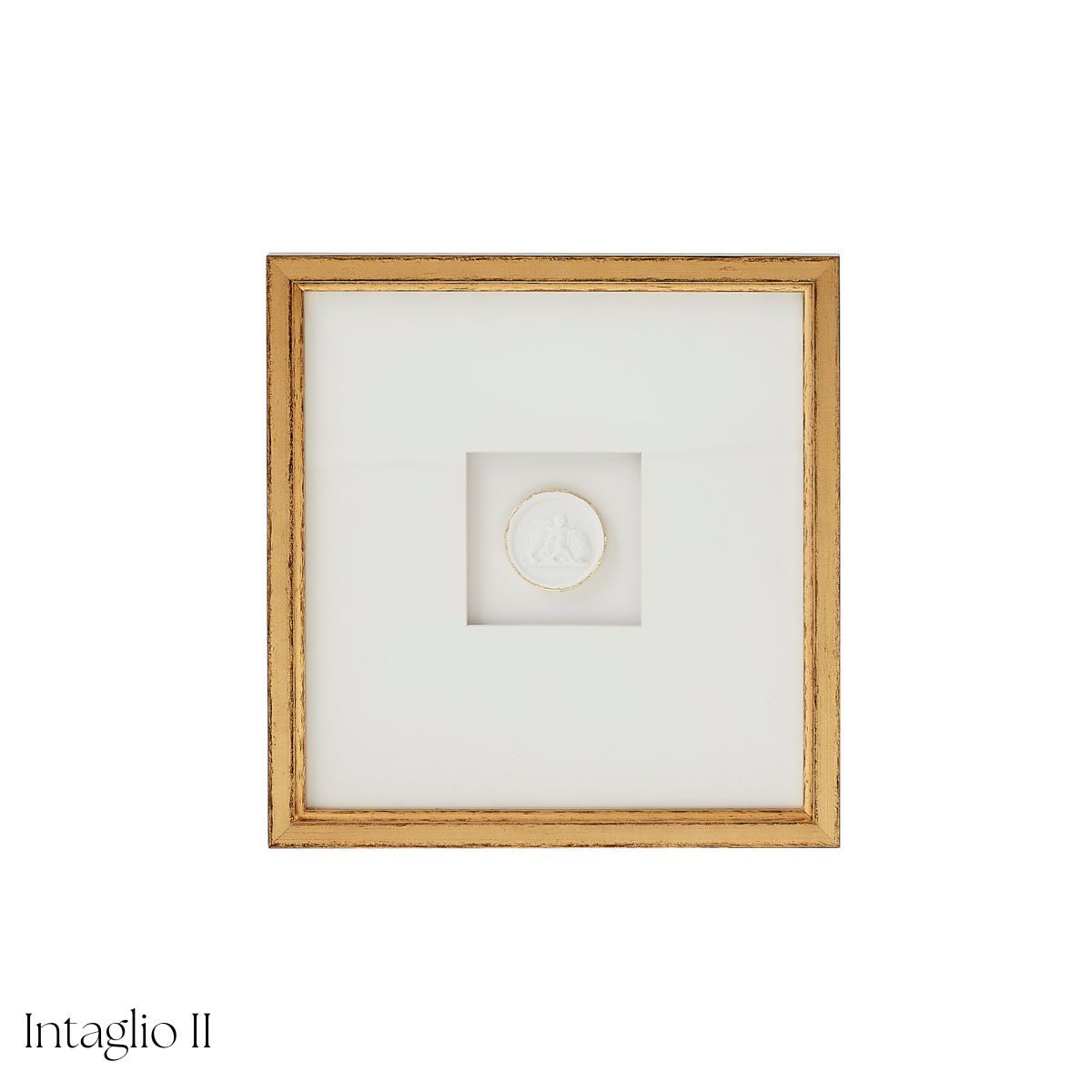White Framed Intaglio - Caitlin Wilson Design
