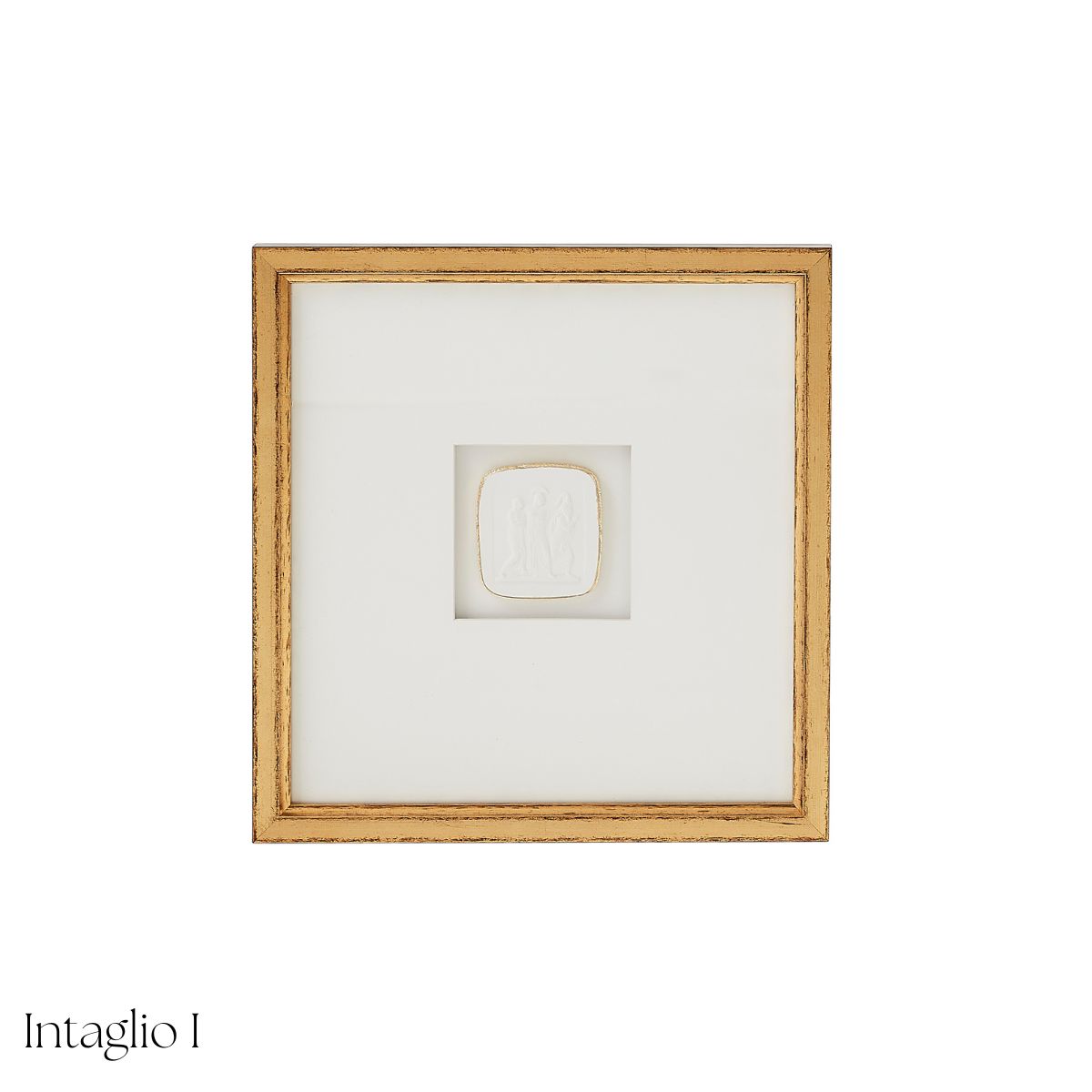 White Framed Intaglio - Caitlin Wilson Design