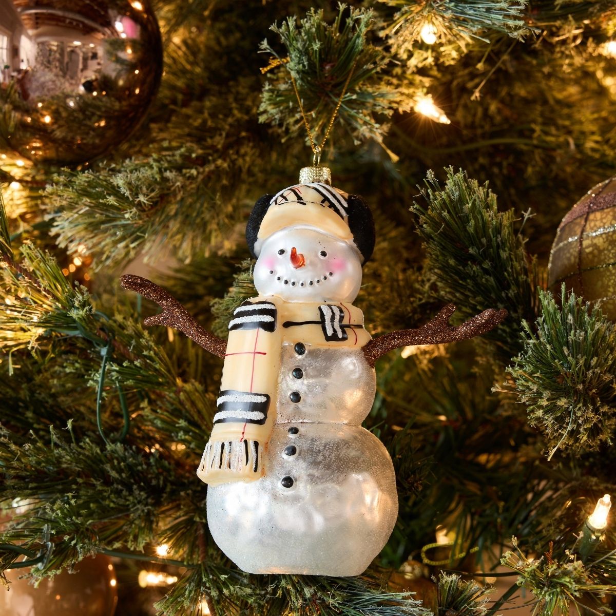 Frost and Flannel Snowman Ornament - Caitlin Wilson Design