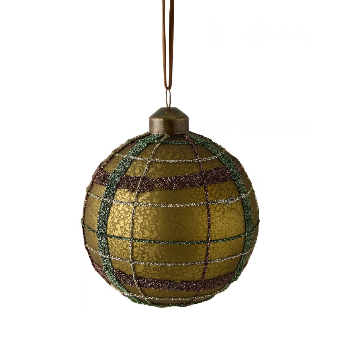 Heritage Plaid Ornament Trio - Caitlin Wilson Design