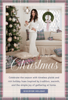 A Proper Primrose Christmas | Celebrate the season with timeless plaids and rich holiday hues inspired by tradition, warmth, and the simple joy of gathering at home.