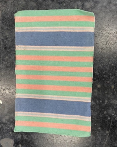 Multi Summer Stripe Flatweave
