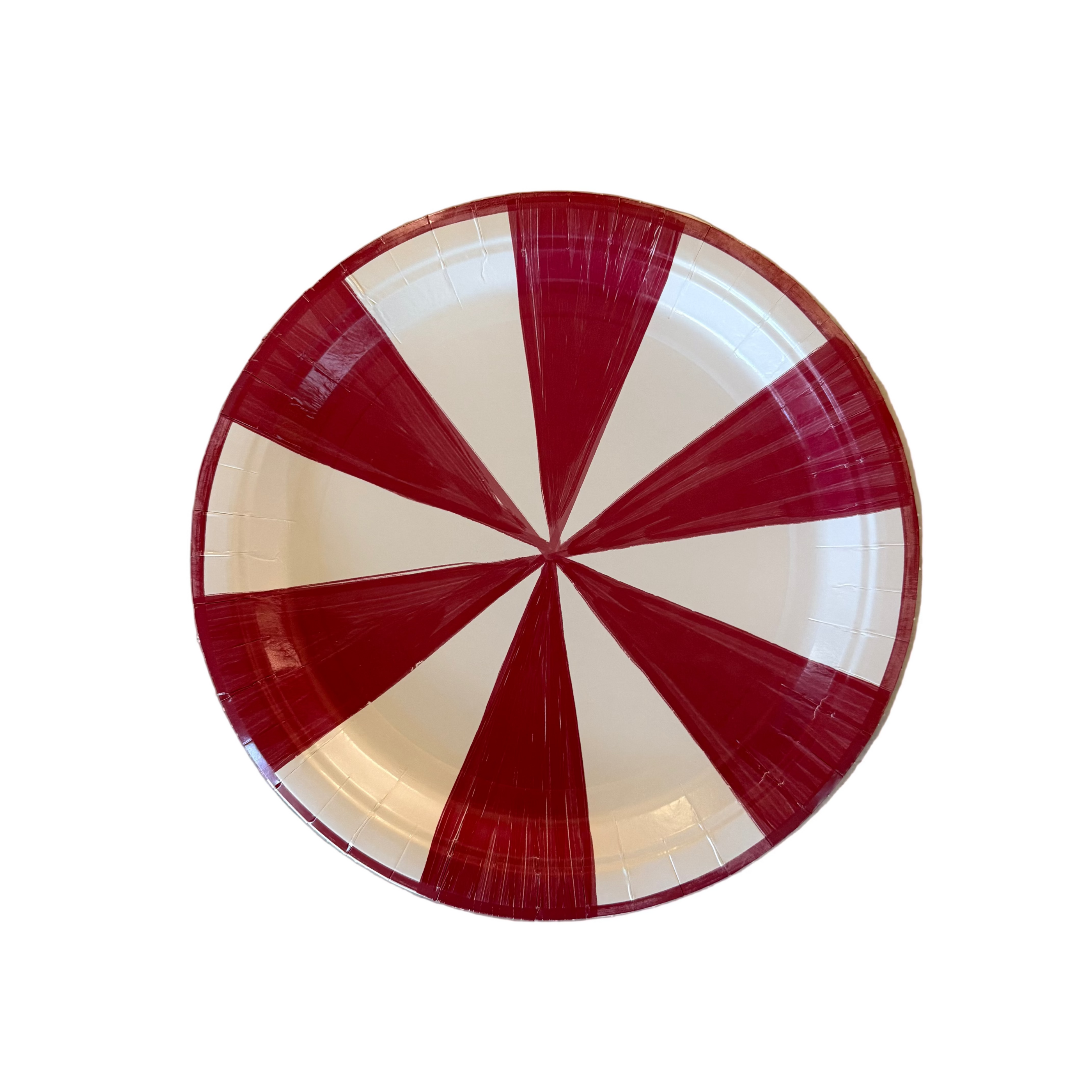 Cherry Positano Stripe Dinner Plate - Pack of 8