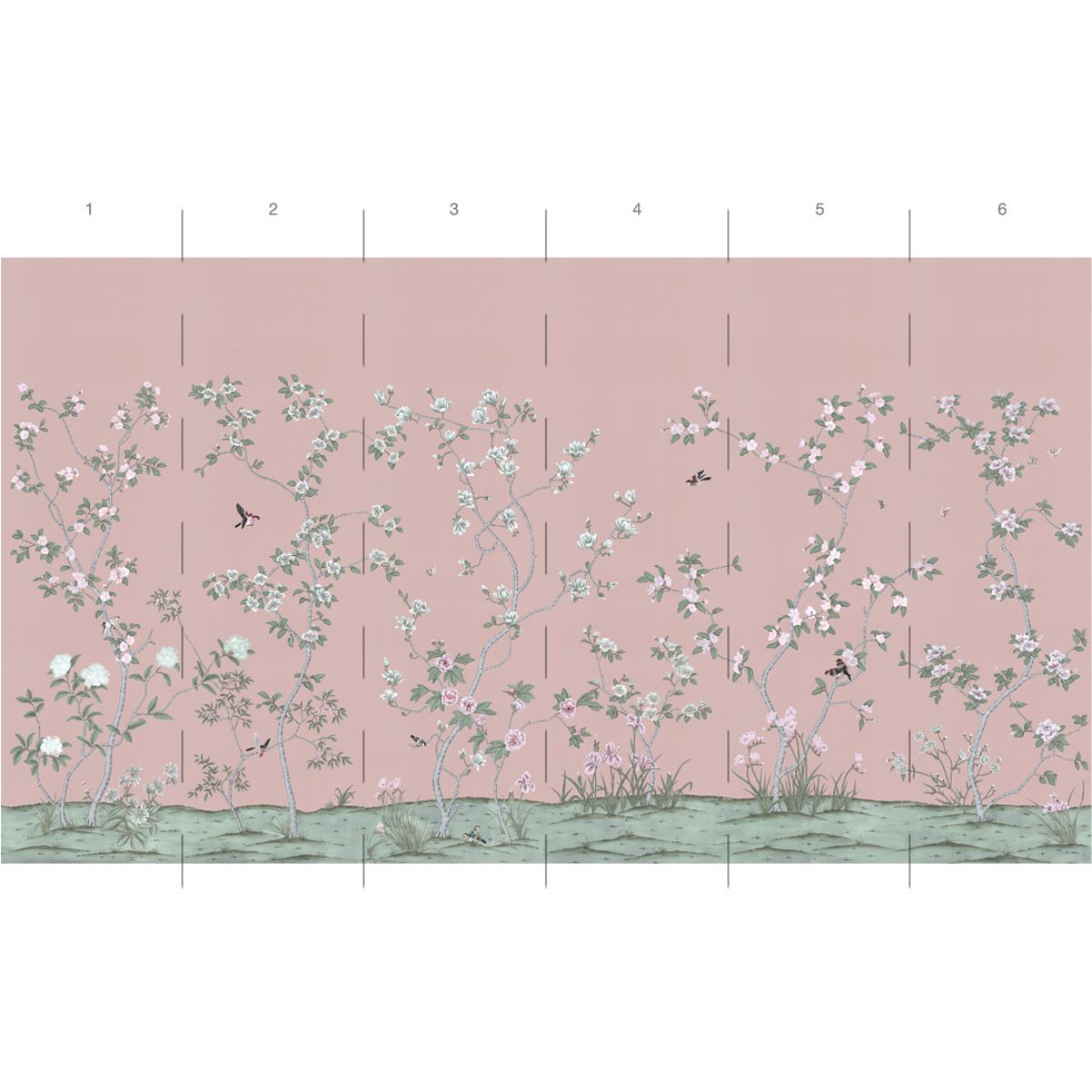 Kensington in Latte Mural - Caitlin Wilson Design