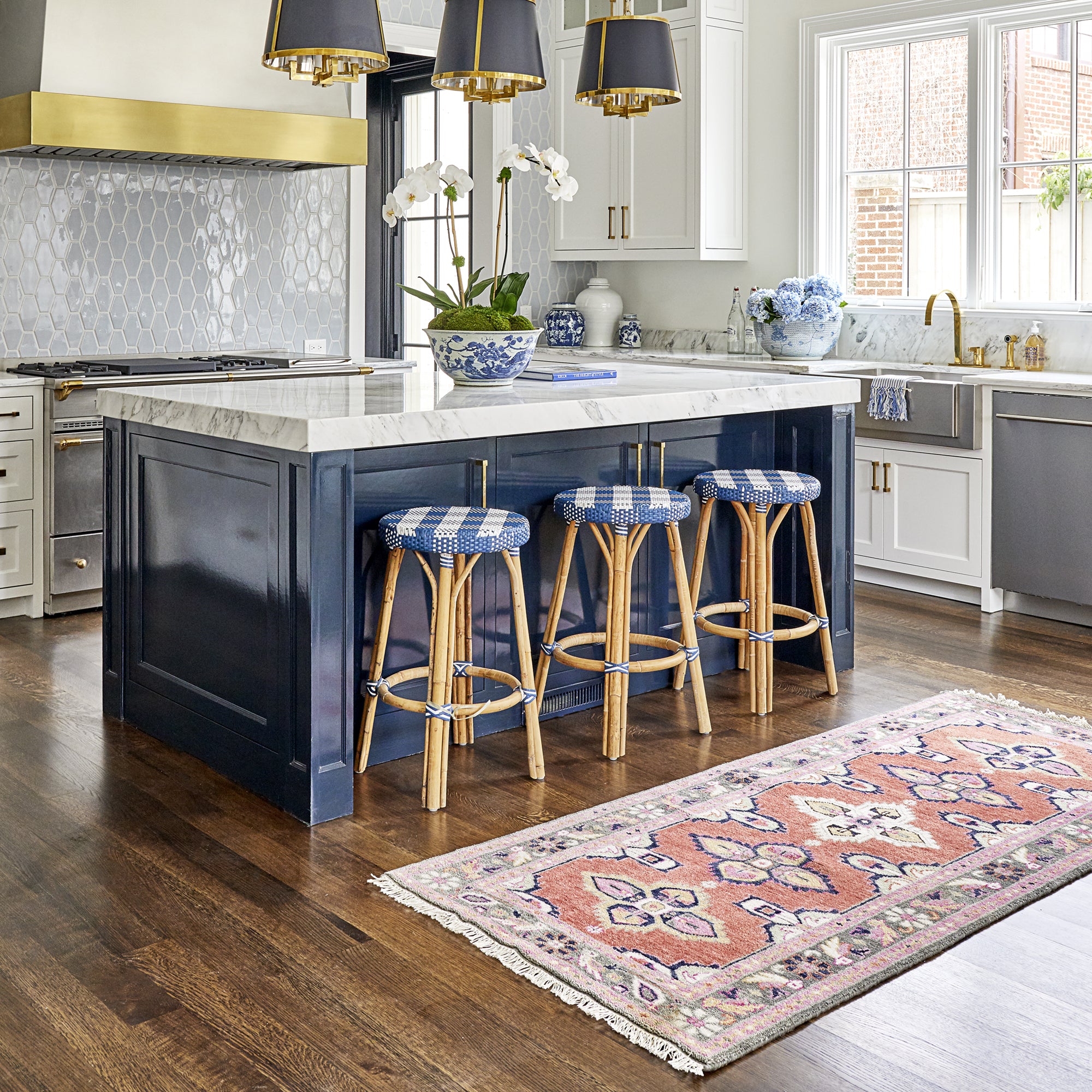 Kismet Rug Coral | Hand-Knotted Persian Rug | Caitlin Wilson