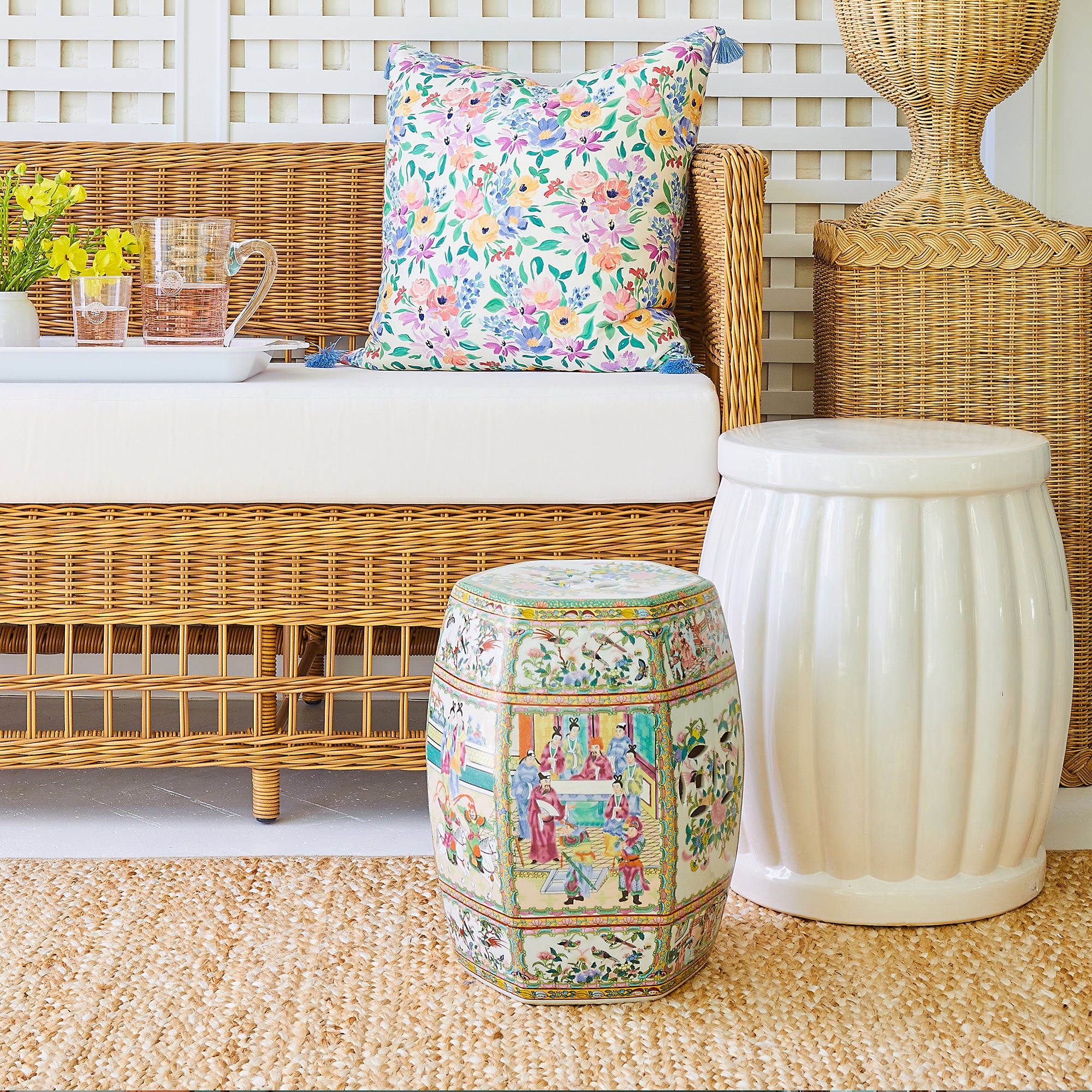 Leighton Ceramic Stool