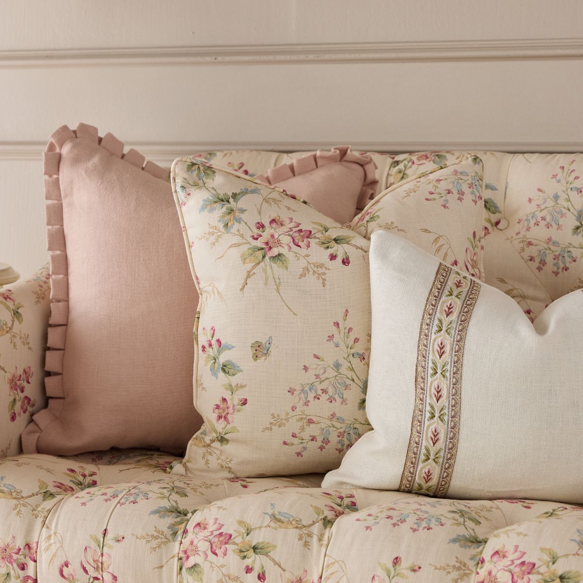 Hazel Trim Pillow - Caitlin Wilson Design