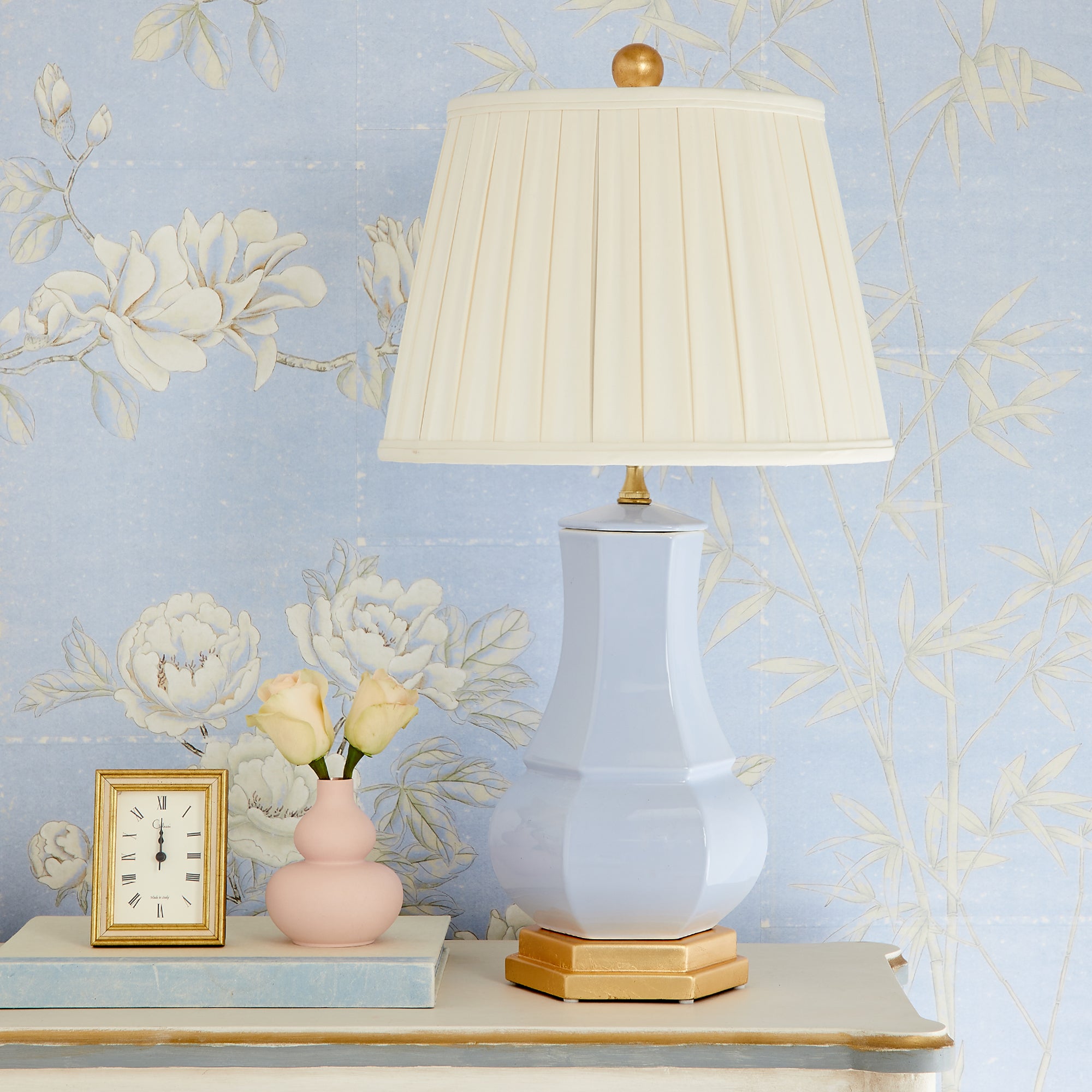 Lucille Lamp in Hyacinth