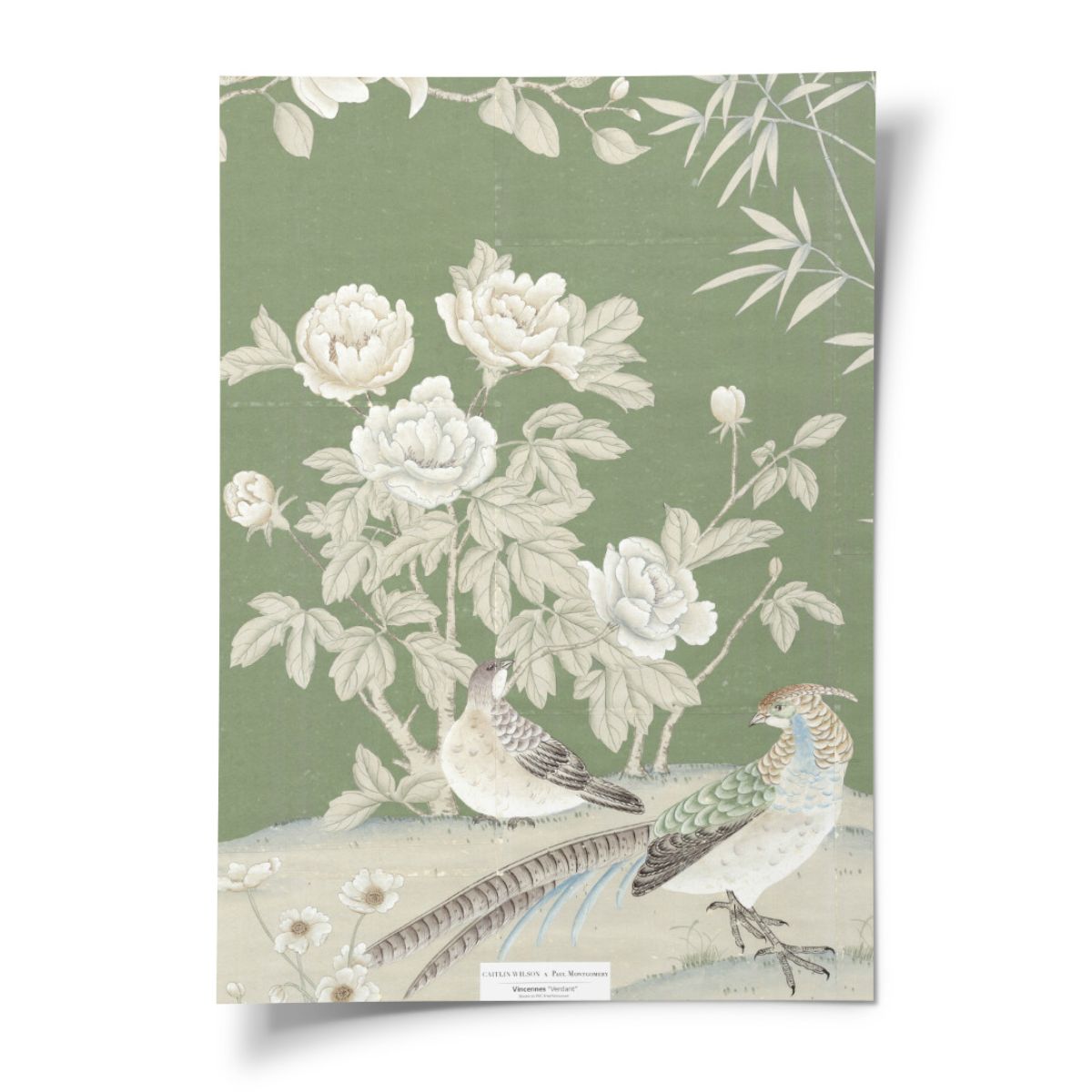 Vincennes in Verdant Mural - Caitlin Wilson Design