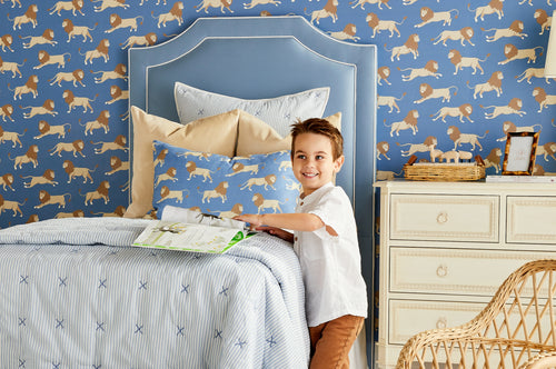 Colchester in Blue Wallpaper Swatch