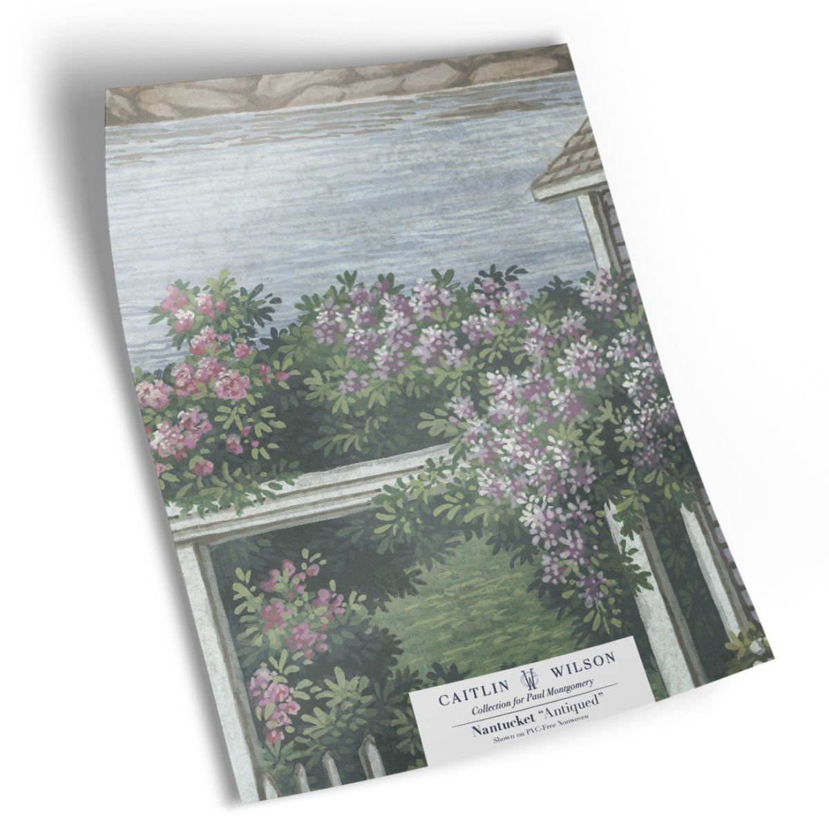 Nantucket in Antiqued Mural - Caitlin Wilson Design