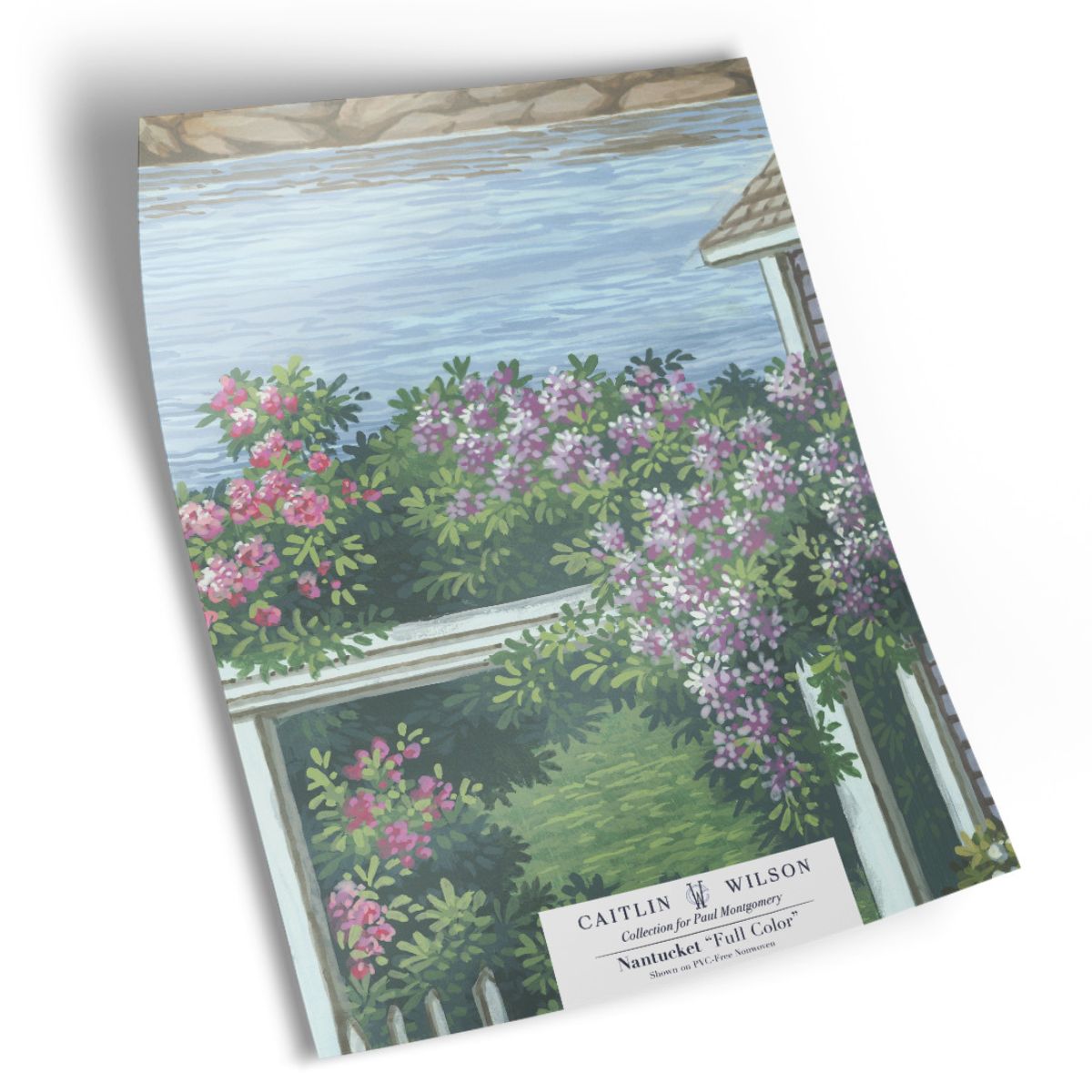 Nantucket in Full Color Mural - Caitlin Wilson Design