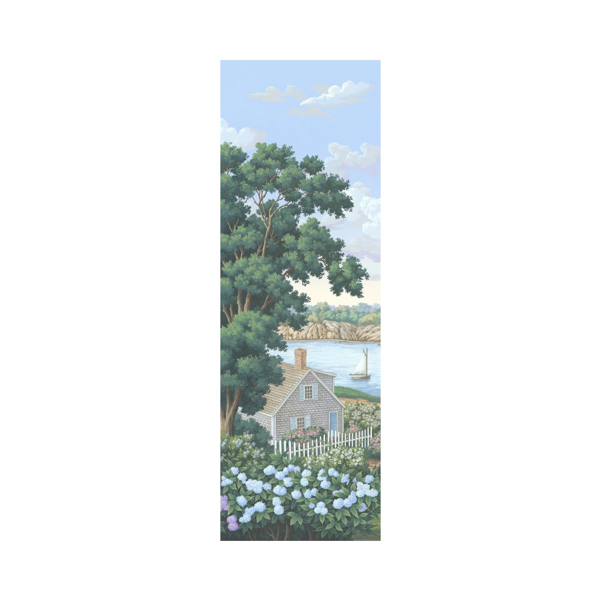 Nantucket in Full Color Mural - Caitlin Wilson Design