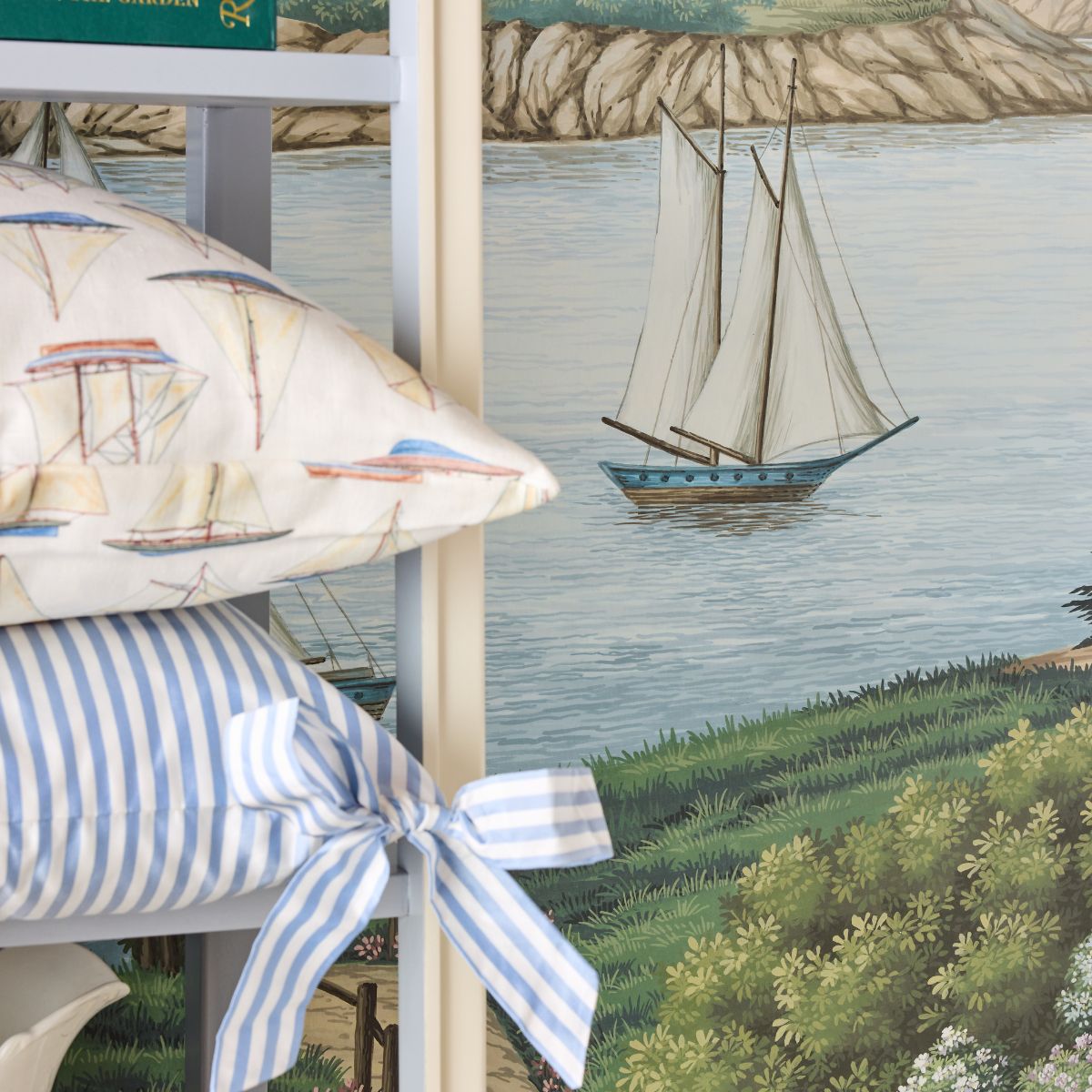 Nantucket in Classic Mural - Caitlin Wilson Design