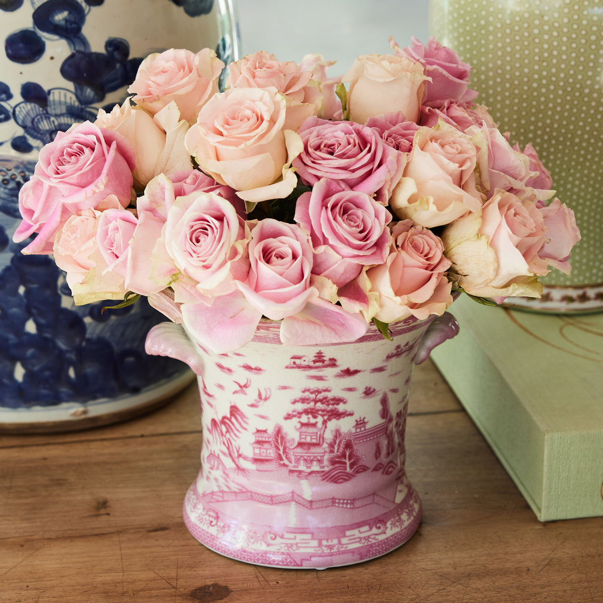 Pink Willow Garden Cachepot