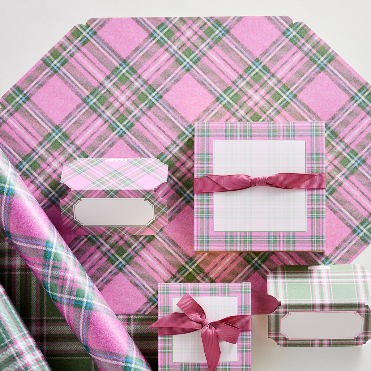 Primrose Plaid Posh Die Cut Placemat