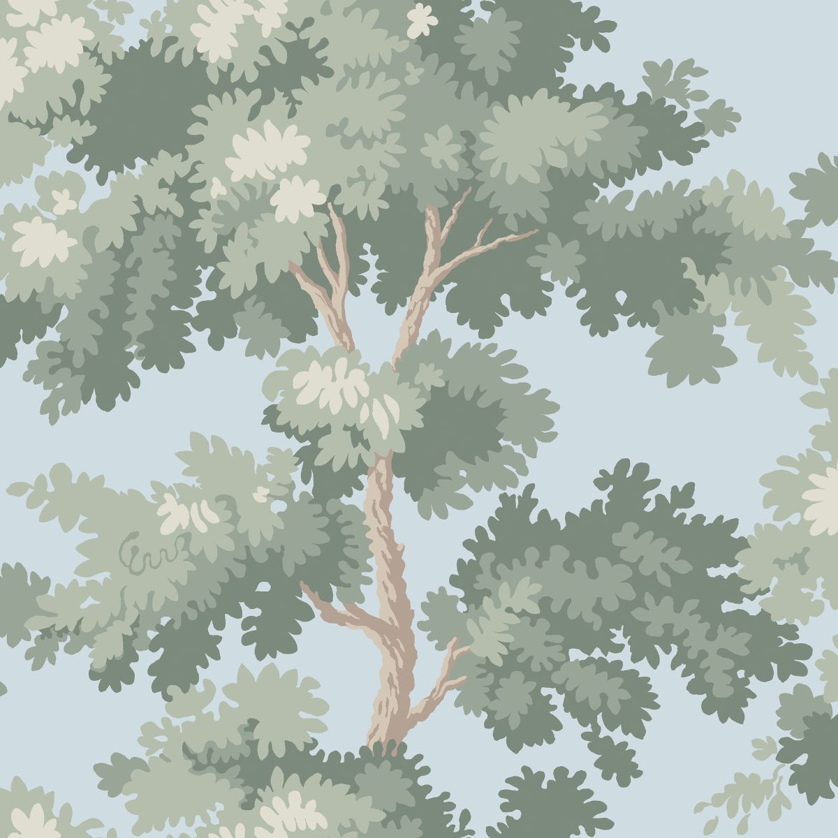 Raphael in Sky Blue Sandberg Wallpaper - Caitlin Wilson Design