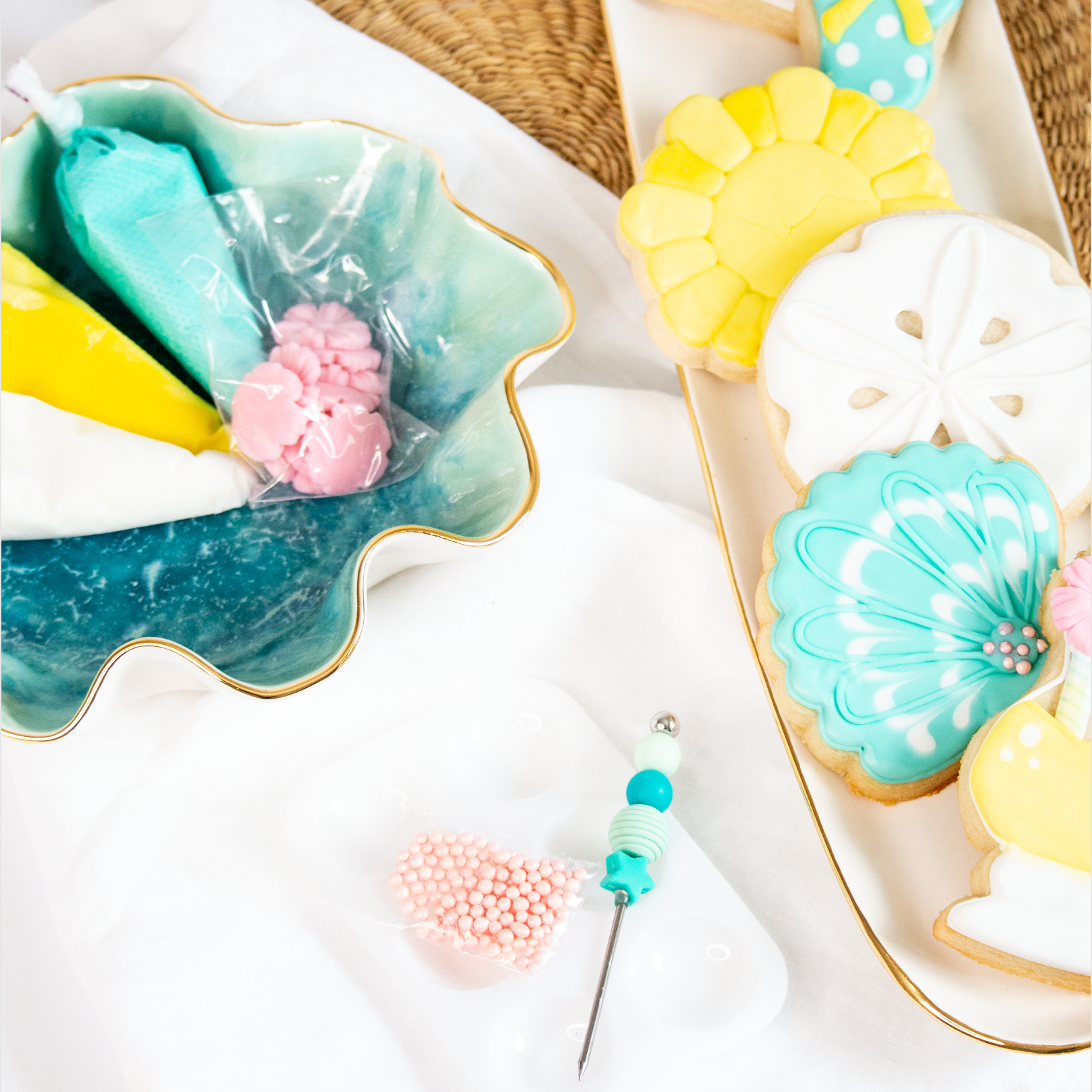 Glazed Cracker Tray