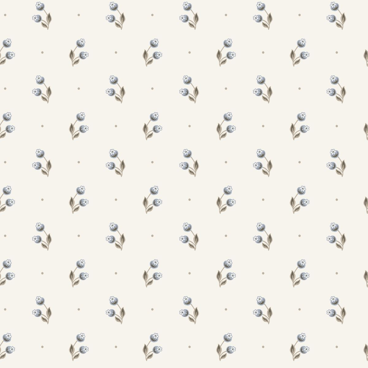 Siv in Misty Blue Sandberg Wallpaper - Caitlin Wilson Design