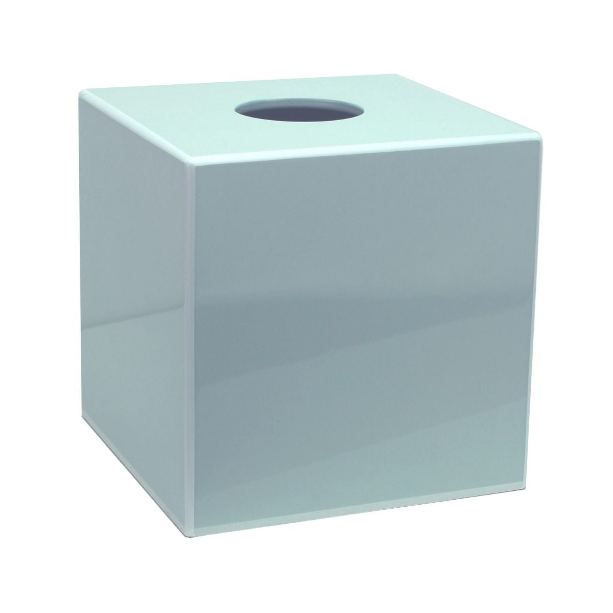 Light Blue Square Tissue Box