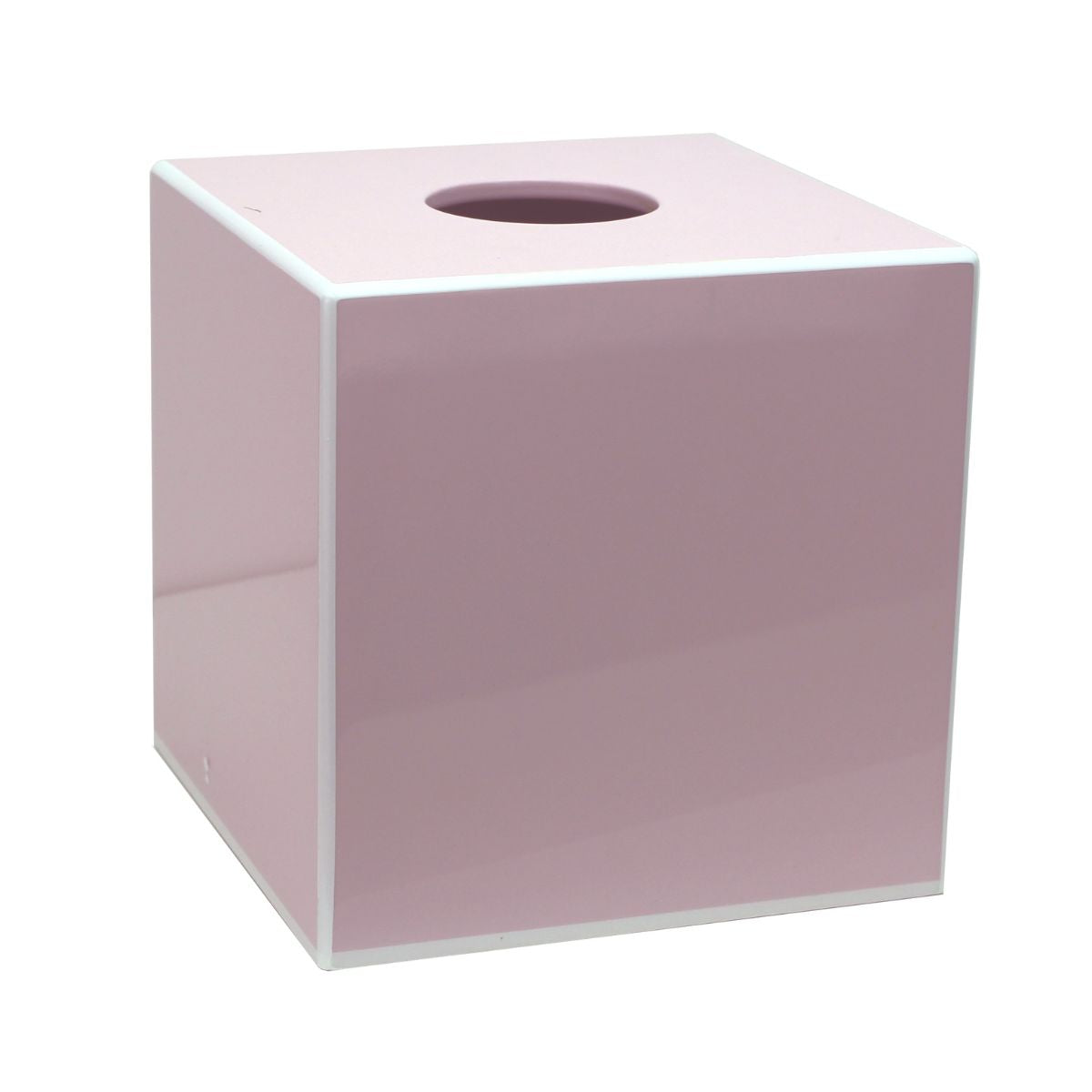 Pastel Pink Square Tissue Box