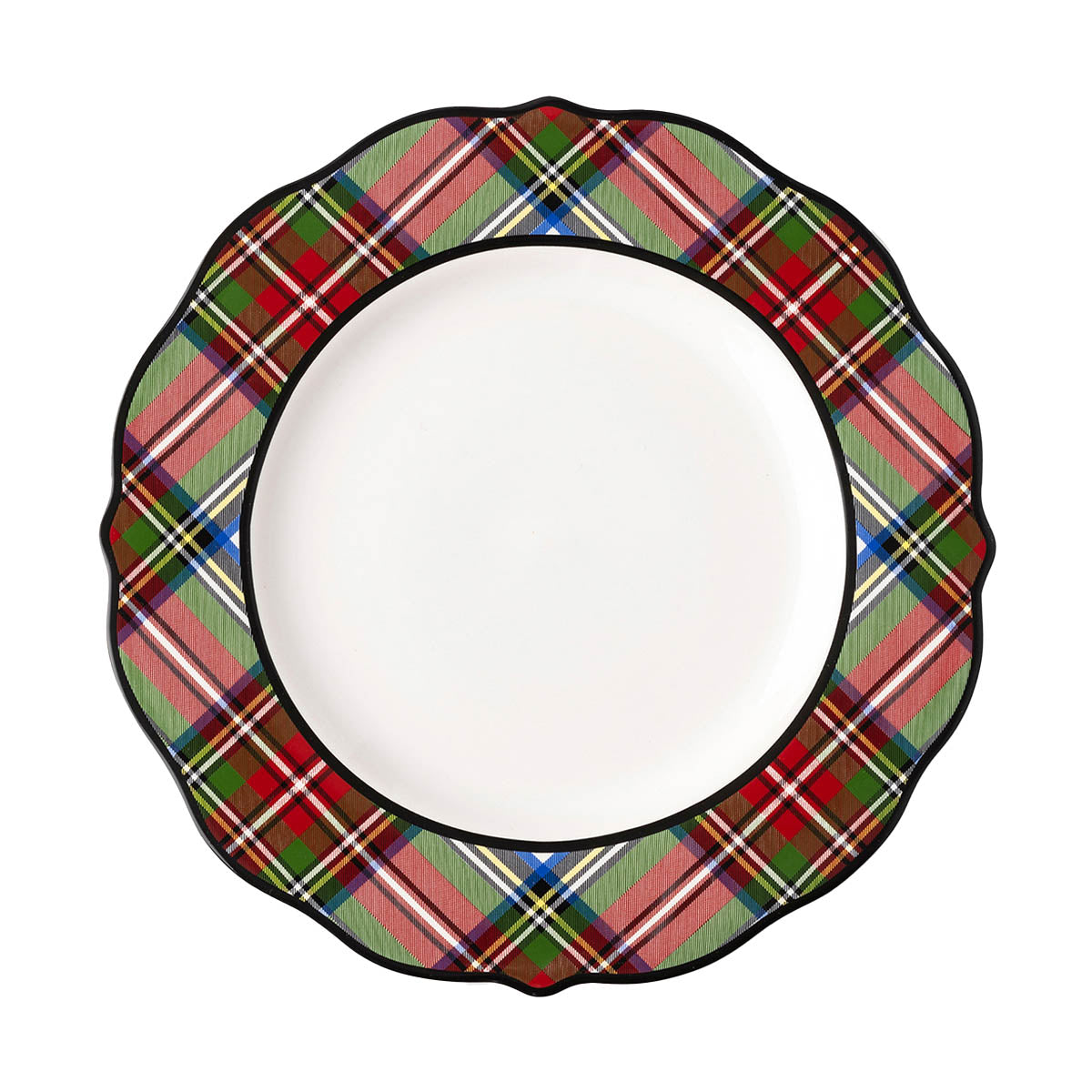 Stewart Tartan Dinner Plate - Caitlin Wilson Designs