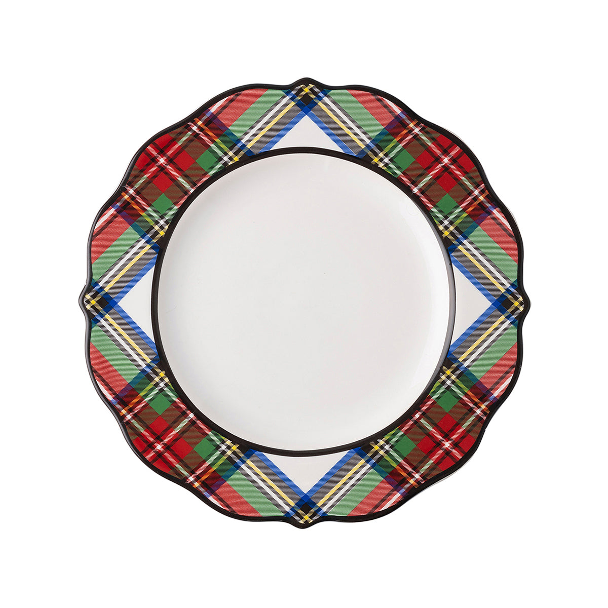 Stewart Tartan Dessert/Salad Plate - Caitlin Wilson Designs