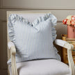 Carolina Stripe Pillow in Atlantic Blue - Caitlin Wilson Designs