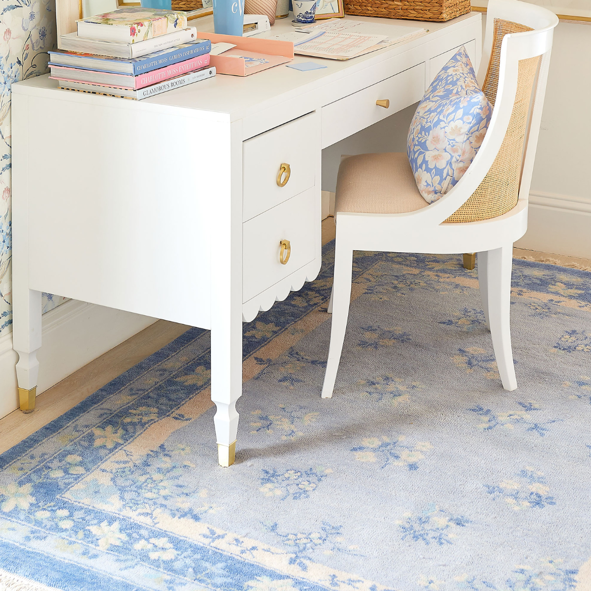 Miriam Rug in Blue - Caitlin Wilson Design 